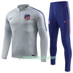 Atlético Madrid Sweat de Treino Conjunto Cinza Branco 2018/19